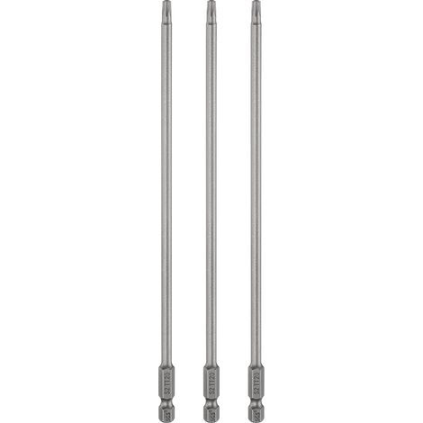 3Pcs Embout Tournevis Torx TT20 1/4" Hex Tige Longueur 8" (200mm) (1/5)