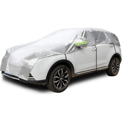 Halbgarage Autoabdeckung 210D Oxford wasserdicht für Schrägheck 4m-4.35m (1/5)