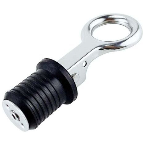 Ablassschraube für Boote, verstellbare Ablassschraube aus Gummi, Ablassschraube aus Edelstahl 304 für 25 mm Ablassloch