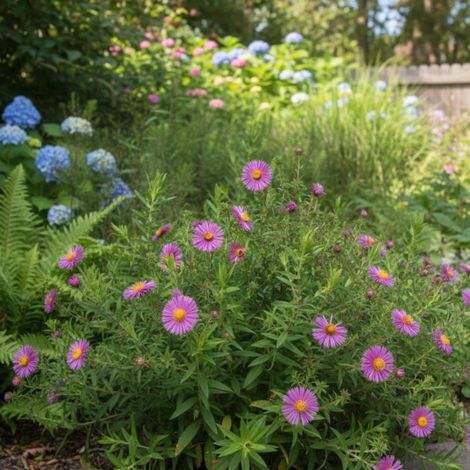 Aster grand d'automne Andenken an Paul Gerber/Godet - 5/20 cm
