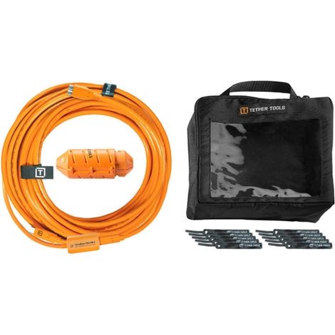 Pro Tethering Kit con cable USB 3.0 Mini-B, 15 pies, negro