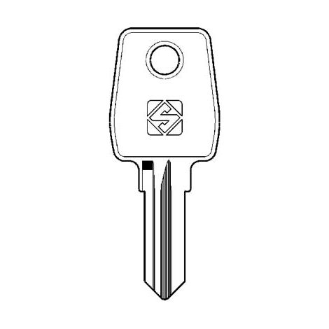 CHIAVE PIATTA EUROLOCKS EU13R SILCA - ACCIAIO NICHELATO- 10 pezzi