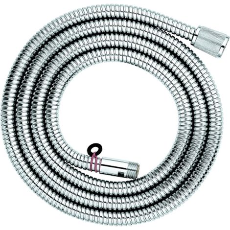 GROHE Flessibile doccia metallico 281581 2000 per bordo vasca/banco piastrelle cromo, 28158001