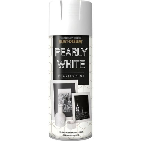 Rust-Oleum Metallsprühlack 400 ml pearly white Lackspray