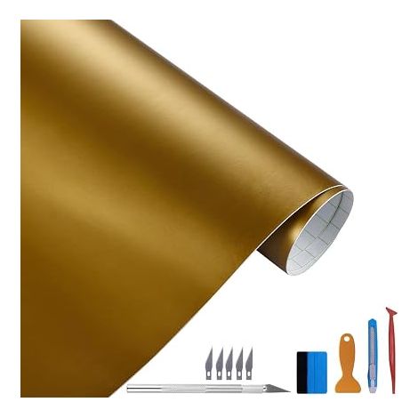 Matt Gold Decorative Vinyl Film 30 x 300 cm (1/5)
