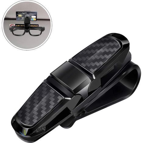 Lunettes de portière portables pour voiture, clip pour ticket, pare-soleil, accessoires pour voiture (1/5)