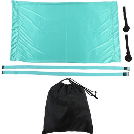 Hamac de Yoga Portable Élastique pour Entraînement Aérien à la Maison - Bleu Foncé (1/5)