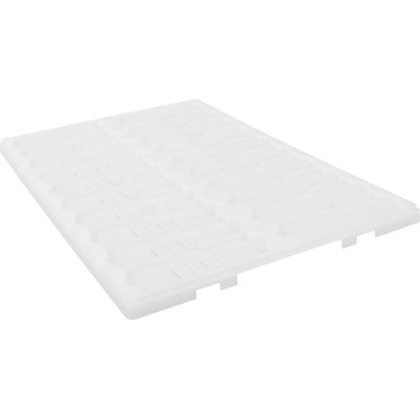 Porte-lames et Séchage Rapide 20 Emplacements en Plastique Blanc de Microscope Design Multifonctionnel pour Laboratoire pour Expériences Scientifiques (1/5)