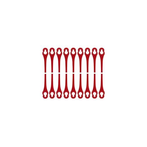 100 pièces lames de rechange compatibles avec coupe bordure IKRA IART 2520, lames en nylon pour IAT 20-1M
