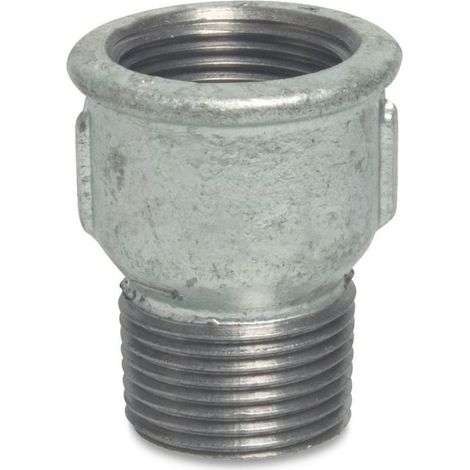 Raccord Fileté Fonte Malléable, Mamelon Union 1 1/4 IG AG