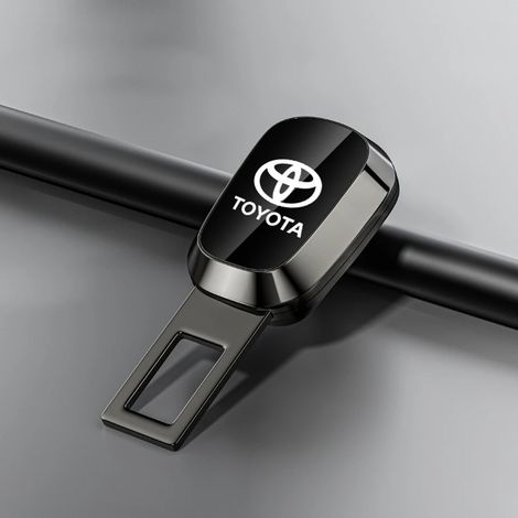 Einteiliger Sicherheitsgurtverlängerer – Verriegelungsschnalle für Rücksitz, Sicherheitsgurtverlängerer im Toyota-Stil, universelle Autobefestigung, Schwarz