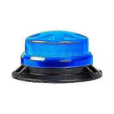 Feux de signalisation stroboscopiques d'urgence à LED pour véhicules, gyrophare clignotant de toit, lampe de sécurité 12V-24V BLEU (1/5)