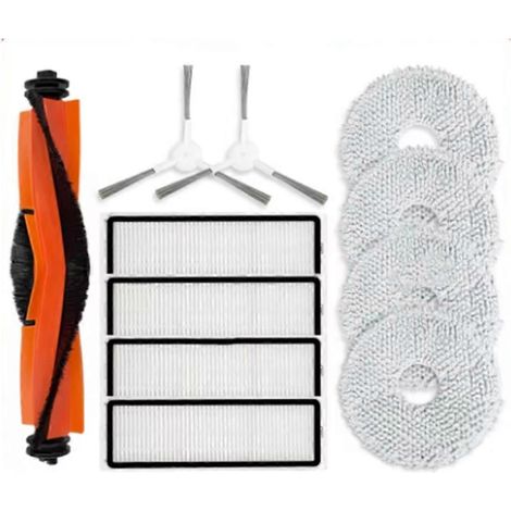 Accessoires pour aspirateurs X20+/X10+ / X20 Plus/X10 Plus : brosse latérale principale et filtre pour serpillière (1/4)