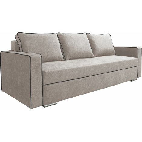 Sofá cama Decatur 101, Forever 60 + Forever 68, Almacenaje, 0, 91x230x92cm (1/5)