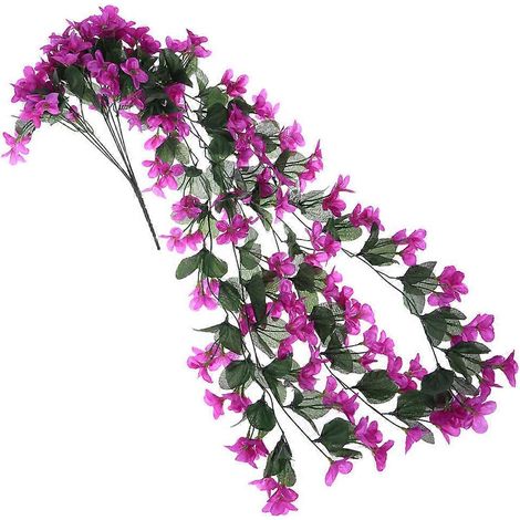 Guirlande de fleurs artificielles suspendue pour décoration de fête (1/5)