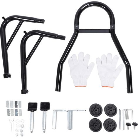 Support de Levage de Roue arrière de Moto avec Bobine de Bras oscillant réglable en U, capacité de 500 kg, Support Universel Robuste pour Paddock (1/5)