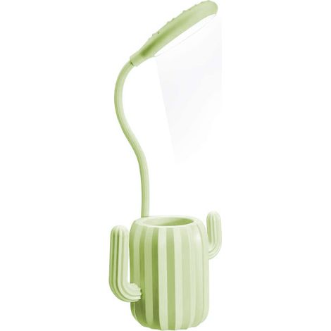 Lampe de bureau pour enfants, lampe de chevet LED rechargeable USB à 3 niveaux d'intensité avec porte-crayons pour le bureau et la maison. (1/4)
