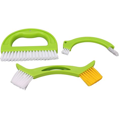 3 Brosses de Nettoyage pour Joints Carrelage, Salle de Bain et Cuisine - Idéal Spa, Beauté, Salon (1/5)