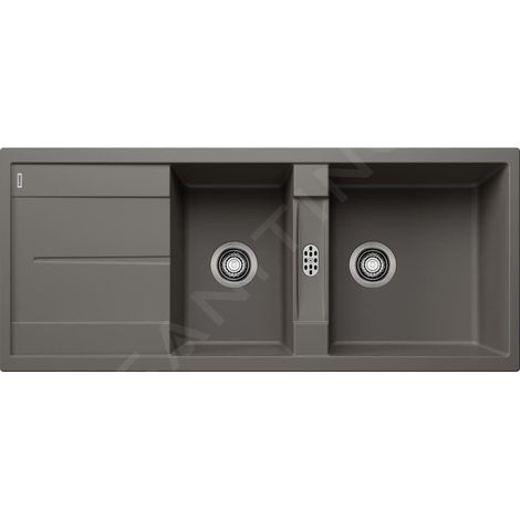 Blanco Metra 8 - Évier en silgranit, 1160x500 mm, gris 527303 (1/2)