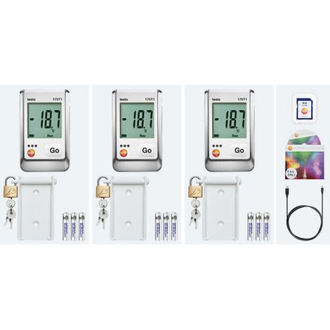 testo 0572 1750 175 T1 Set Temperatur-Datenlogger  Messgröße Temperatur -35 bis +55 °C