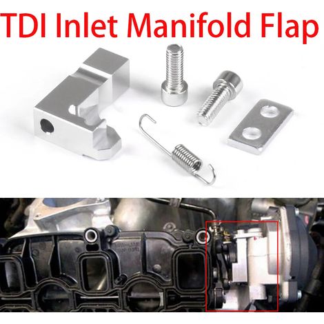 Kit de réparation de support en aluminium pour amortisseur de collecteur d'admission TDI V157 et moteur d'actionneur P2015 pour Volkswagen 2.0 - Pièces de rechange - FA