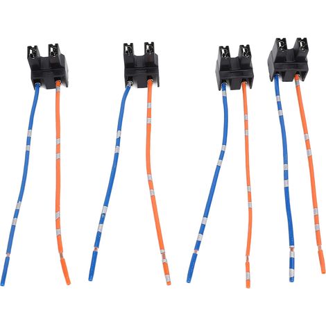 Faisceau de Câblage de Prise de Phare H7, 4 Pièces, Fil de Connecteur Femelle pour Ampoule Halogène H7 DC12-24V. (1/5)