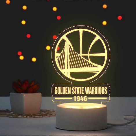 Lámpara nocturna del Club de Guerreros, decoraciones creativas para aficionados, regalos de cumpleaños adicionales