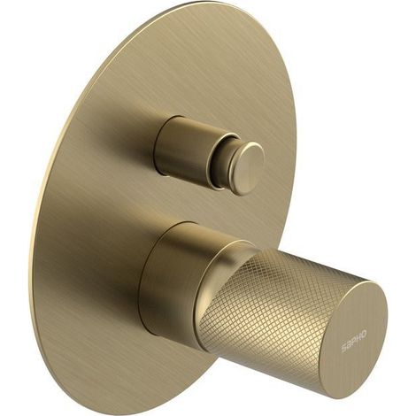 Mitigeur de douche à encastrer ULTRATAP, 2 sorties, or mat