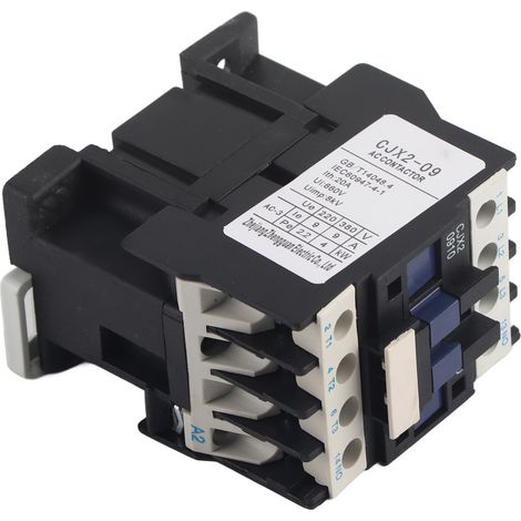 Contacteur CA normalement ouvert pour alimentation moteur, commandes, indicateurs, vis M5, 9 A, 50 Hz, 110 V CA (1/5)