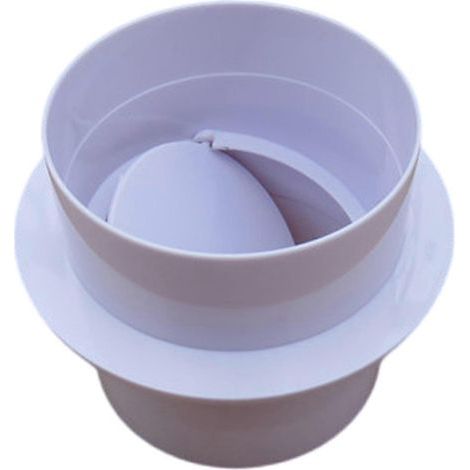 Clapets anti-retour d'échappement en PVC, clapets anti-retour pour conduits d'air, dispositifs de ventilation, clapets anti-retour ronds multicolores Type 75 (1/5)
