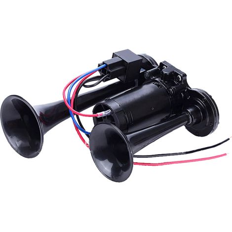 Bocinas dobles de 600 dB, kit de bocinas ultra potente con compresor universal para coches, motocicletas, camiones, trenes y barcos de 12 V.