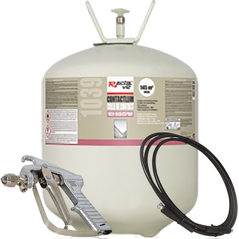Colle de contact pulvérisable 22L – Pour caoutchouc, cuir, textile, bois, métal – Résistant à l'humidité et aux produits chimiques – Rectavit (1/2)
