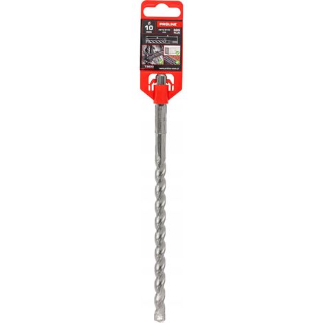 Punta da trapano per cemento armato SDS-PLUS S3 per mattoni e pietra 10x210mm Proli 1 pz. (1/5)