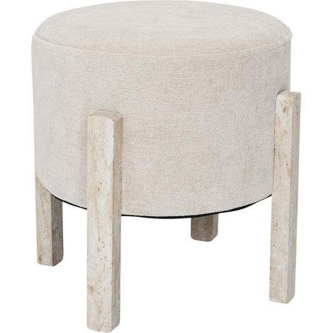 Tabouret Design "Emilia" 35cm Beige (1/4)