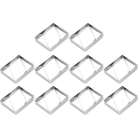 Set mit 10 Tischdeckenklammern aus Edelstahl – 87 cm – Silber (1/3)