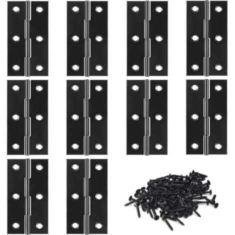 Charnière Inox, Paumelles de Porte, Charnières de Porte Pliantes, Charnière de Porte, Pour La Maison Meubles Matériel Armoire (1/4)