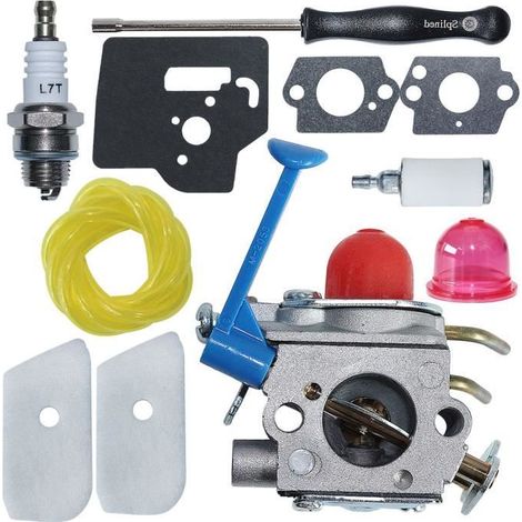 Filiyano – Kit de filtre pour tube de carburateur pour débroussailleuse Husqvarna 28cc 124 l 125 l 125LDX 128C 128 l 128LD 128R 128 (1/4)