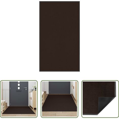 vidaXL Paillasson en polypropylène - Paillasson marron 115x200 cm (1/5)