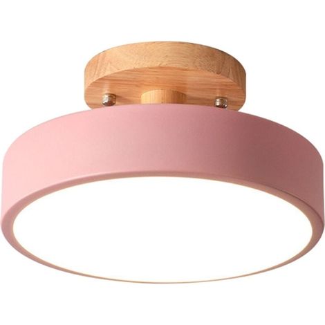 Plafonnier LED Moderne Style Nordique en Bois pour Cuisine Salon Chambre Salle à Manger (1/4)