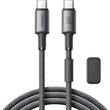 Cable USB-C Joyroom S-A50, 60 W, 1,2 m, gris (1/5)