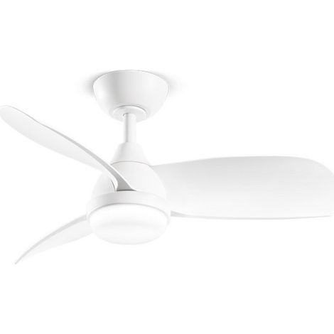 Ventilateur De Plafond Avec Lumière Perenz 7192 B Ct Blanc D. 91,5 Cm, 3 Pales, 6 Vitesses, Moteur Dc 35W, Silencieux (1/2)