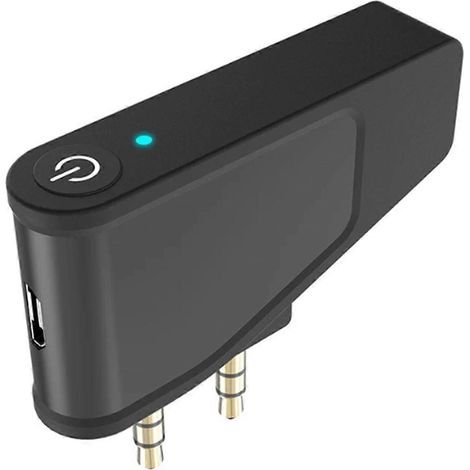 Adaptateur de vol Bluetooth 5.3 pour avion, émetteur A2DP pour casques sans fil à réduction de bruit Aonic 40/50 (1/4)