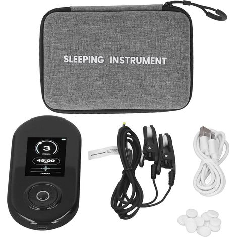 Bague oreille anti-insomnie adulte, dispositif somnifère rapide pour soulager anxiété et stress, clip auriculaire efficace. (1/5)