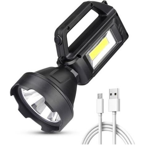Lampe de poche à lumière forte Lampe de secours domestique rechargeable par USB (1/5)