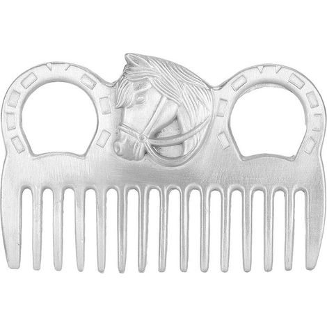 Peigne métallique Portable en crin de cheval, technologie de polissage, nettoyage, fourniture de nœuds d'ouverture (1/5)