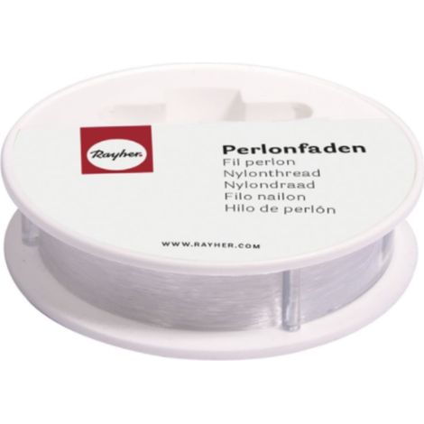 RAYHER -   FILO DI NYLON TRASPARENTE Ø 0,25MM, 25 MT.