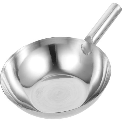 Louche à Soupe en Acier Inoxydable Argenté, Grosse Capacité, Résistante la Déformation, pour Cuisines et Cantines (1/5)
