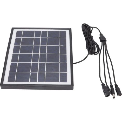 Panneau Solaire 6V 7W Monocristallin Écologique et Durable pour Ventilateur, Voiture et Éclairage (1/5)