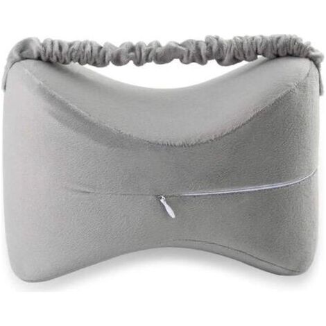 Pillows Mousse À Mémoire De Forme À Rebond Lent Multi-Purpose Grossesse Side Sleepers Back Blessures Coussinets De Jambe Leggings avec Elastic Strap Washable Cover Gris,Grayelasticband (1/5)