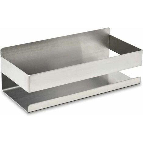 Etagere salle de bain pour shampoing et gel douche Rangement douche chromé Etagere douche sans perçage Support douche à ventouse Porte savon douche argenté (1/4)